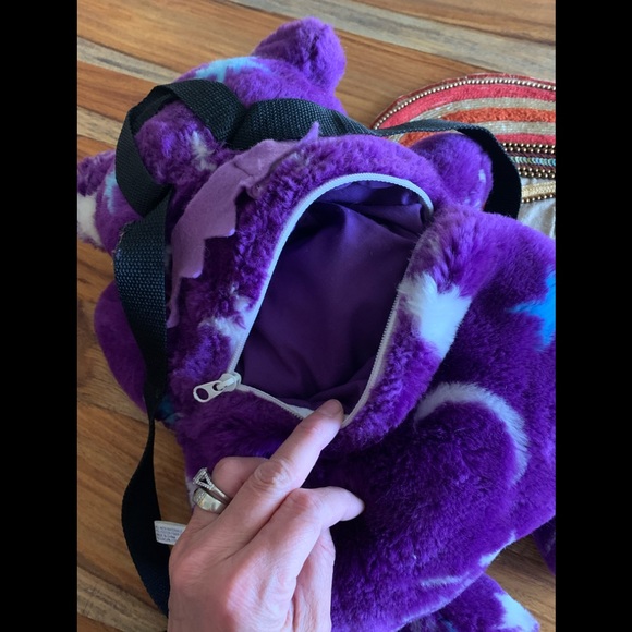 Authentic Grateful Dead Dark Star Bear Backpack - Picture 3 of 8